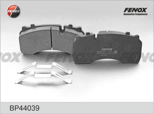 Fenox BP44039 - Комплект спирачно феродо, дискови спирачки vvparts.bg