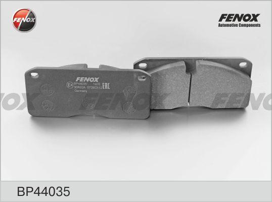 Fenox BP44035 - Комплект спирачно феродо, дискови спирачки vvparts.bg