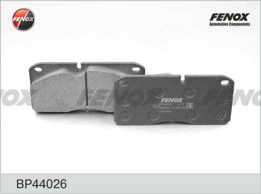 Fenox BP44026 - Комплект спирачно феродо, дискови спирачки vvparts.bg