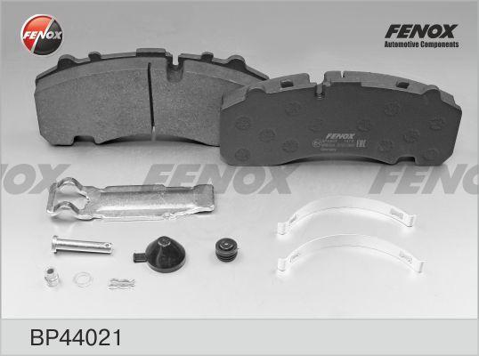 Fenox BP44021 - Комплект спирачно феродо, дискови спирачки vvparts.bg