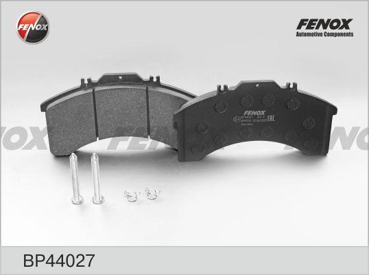 Fenox BP44027 - Комплект спирачно феродо, дискови спирачки vvparts.bg