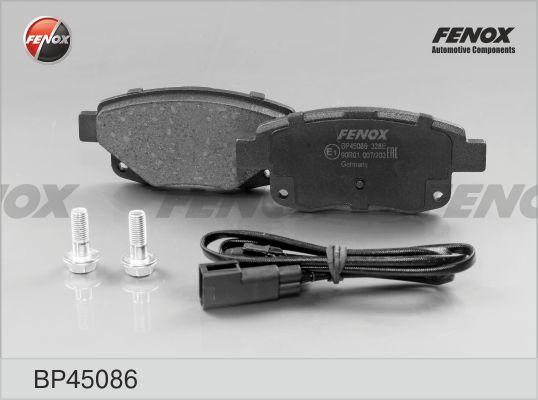 Fenox BP45086 - Комплект спирачно феродо, дискови спирачки vvparts.bg