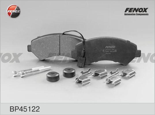 Fenox BP45122 - Комплект спирачно феродо, дискови спирачки vvparts.bg