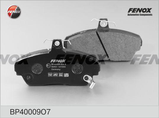 Fenox BP40009O7 - Комплект спирачно феродо, дискови спирачки vvparts.bg