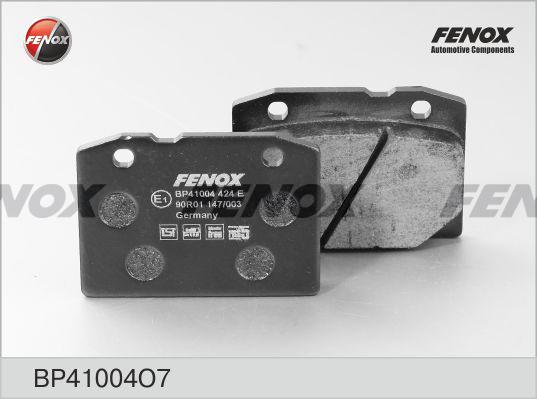 Fenox BP41004O7 - Комплект спирачно феродо, дискови спирачки vvparts.bg