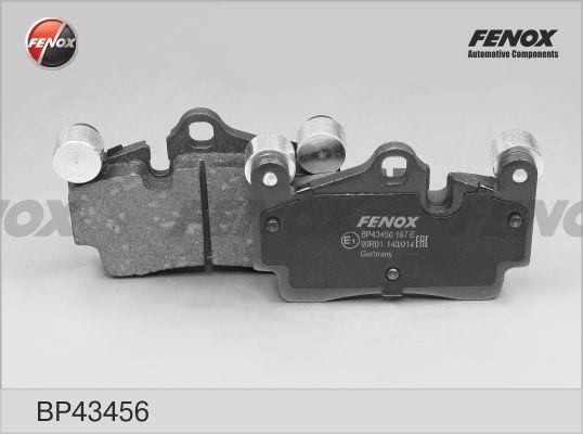 Fenox BP43456 - Комплект спирачно феродо, дискови спирачки vvparts.bg