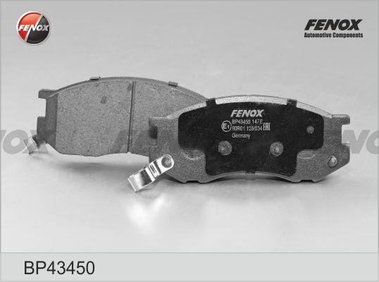 Fenox BP43450 - Комплект спирачно феродо, дискови спирачки vvparts.bg