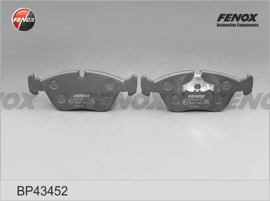 Fenox BP43452 - Комплект спирачно феродо, дискови спирачки vvparts.bg