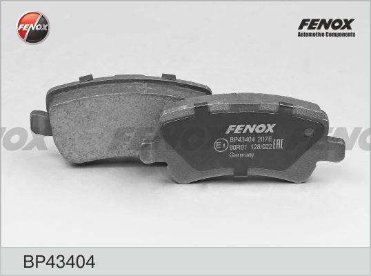 Fenox BP43404 - Комплект спирачно феродо, дискови спирачки vvparts.bg