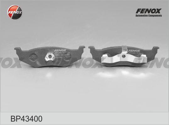 Fenox BP43400 - Комплект спирачно феродо, дискови спирачки vvparts.bg