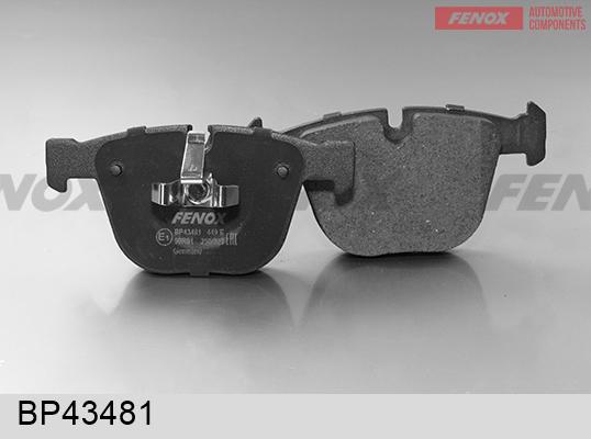 Fenox BP43481 - Комплект спирачно феродо, дискови спирачки vvparts.bg