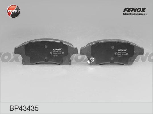 Fenox BP43435 - Комплект спирачно феродо, дискови спирачки vvparts.bg