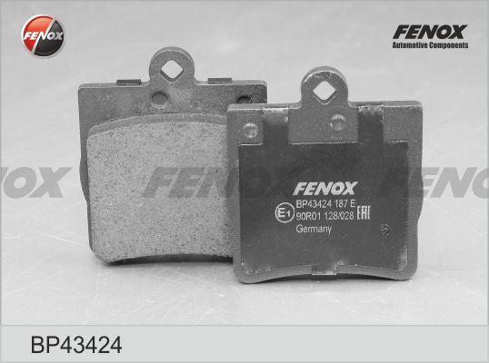 Fenox BP43424 - Комплект спирачно феродо, дискови спирачки vvparts.bg