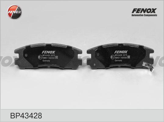 Fenox BP43428 - Комплект спирачно феродо, дискови спирачки vvparts.bg