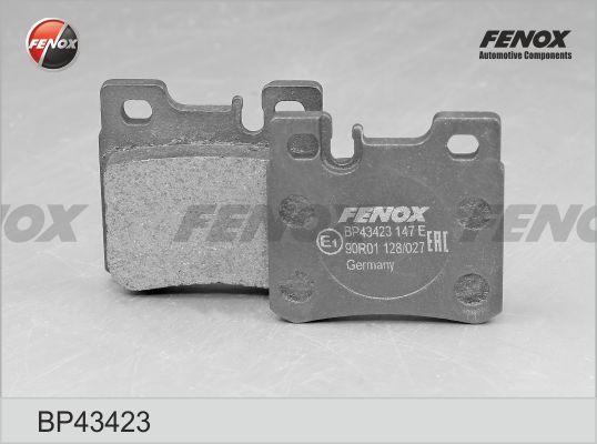 Fenox BP43423 - Комплект спирачно феродо, дискови спирачки vvparts.bg