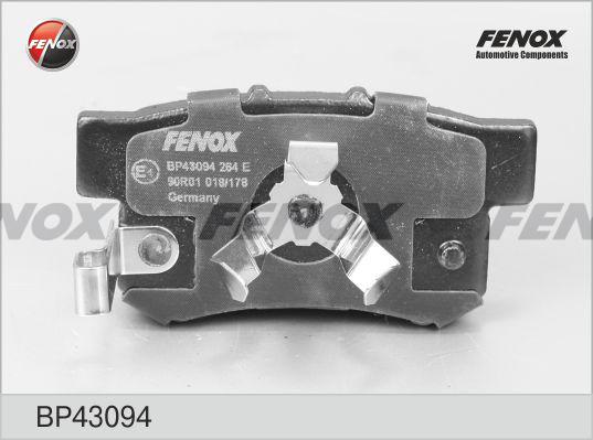 Fenox BP43094 - Комплект спирачно феродо, дискови спирачки vvparts.bg