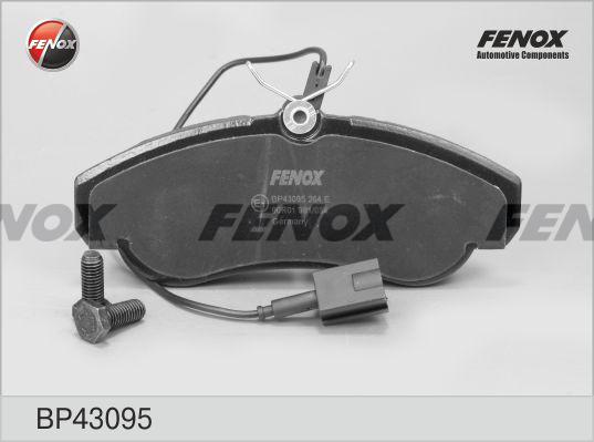 Fenox BP43095 - Комплект спирачно феродо, дискови спирачки vvparts.bg