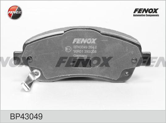 Fenox BP43049 - Комплект спирачно феродо, дискови спирачки vvparts.bg