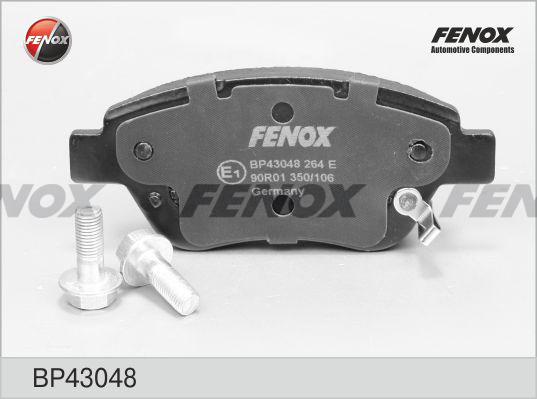 Fenox BP43048 - Комплект спирачно феродо, дискови спирачки vvparts.bg