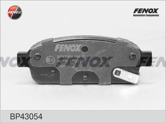 Fenox BP43054 - Комплект спирачно феродо, дискови спирачки vvparts.bg