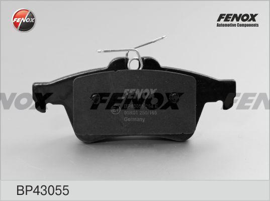 Fenox BP43055 - Комплект спирачно феродо, дискови спирачки vvparts.bg