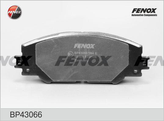 Fenox BP43066 - Комплект спирачно феродо, дискови спирачки vvparts.bg