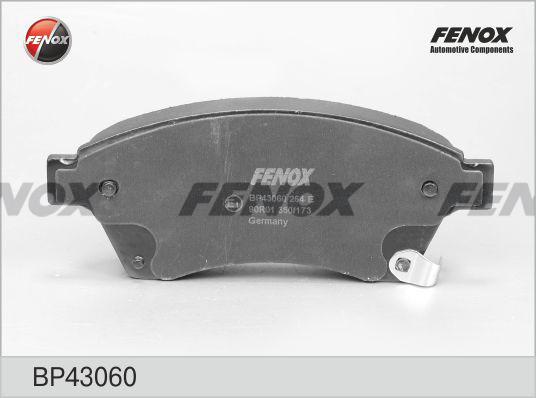 Fenox BP43060 - Комплект спирачно феродо, дискови спирачки vvparts.bg