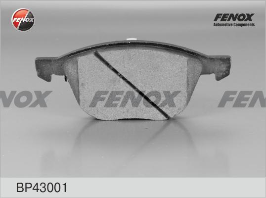 Fenox BP43001 - Комплект спирачно феродо, дискови спирачки vvparts.bg