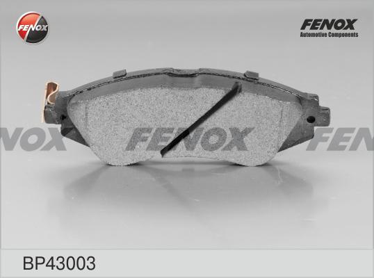 Fenox BP43003 - Комплект спирачно феродо, дискови спирачки vvparts.bg