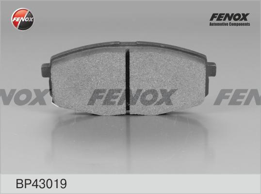 Fenox BP43019 - Комплект спирачно феродо, дискови спирачки vvparts.bg