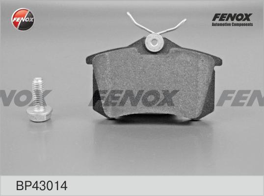 Fenox BP43014 - Комплект спирачно феродо, дискови спирачки vvparts.bg