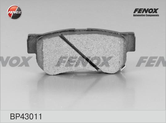 Fenox BP43011 - Комплект спирачно феродо, дискови спирачки vvparts.bg