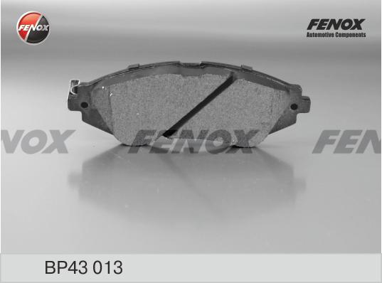 Fenox BP43013 - Комплект спирачно феродо, дискови спирачки vvparts.bg