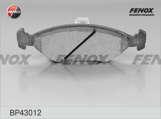 Fenox BP43012 - Комплект спирачно феродо, дискови спирачки vvparts.bg