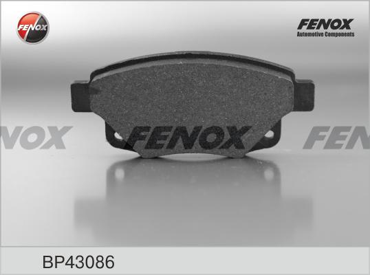 Fenox BP43086 - Комплект спирачно феродо, дискови спирачки vvparts.bg