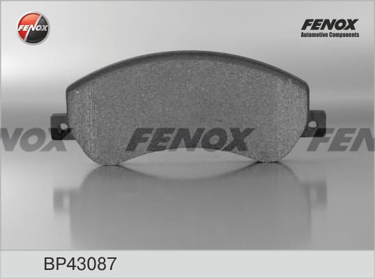 Fenox BP43087 - Комплект спирачно феродо, дискови спирачки vvparts.bg