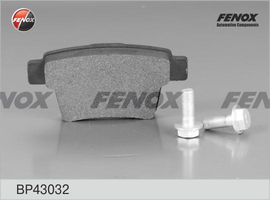 Fenox BP43032 - Комплект спирачно феродо, дискови спирачки vvparts.bg