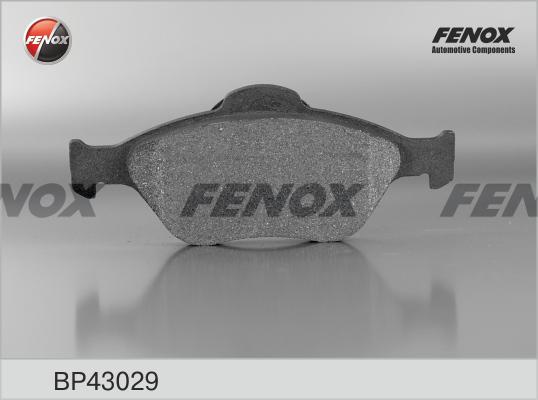 Fenox BP43029 - Комплект спирачно феродо, дискови спирачки vvparts.bg