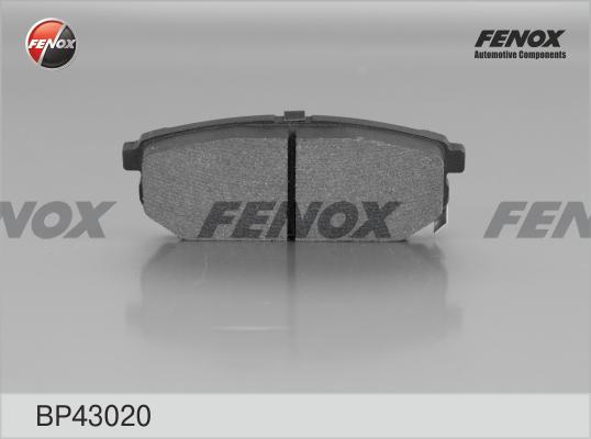 Fenox BP43020 - Комплект спирачно феродо, дискови спирачки vvparts.bg