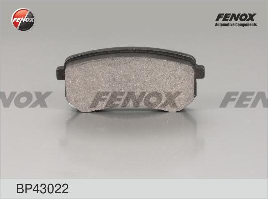 Fenox BP43022 - Комплект спирачно феродо, дискови спирачки vvparts.bg