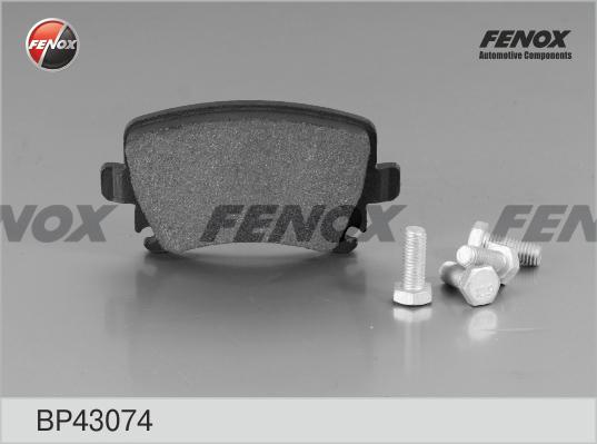 Fenox BP43074 - Комплект спирачно феродо, дискови спирачки vvparts.bg