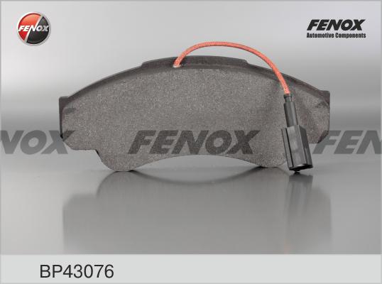 Fenox BP43076 - Комплект спирачно феродо, дискови спирачки vvparts.bg