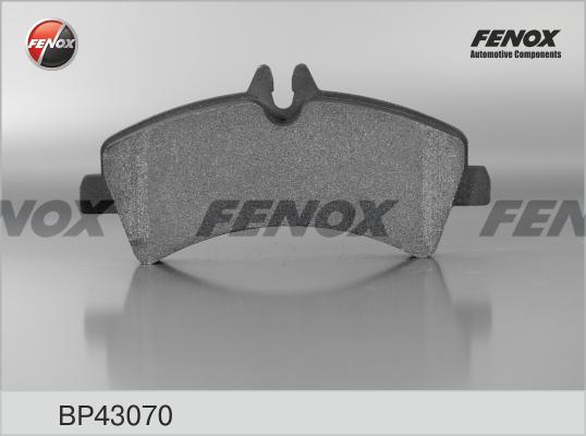 Fenox BP43070 - Комплект спирачно феродо, дискови спирачки vvparts.bg