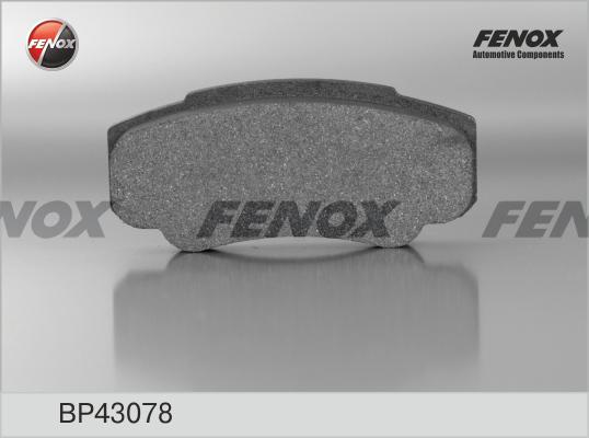 Fenox BP43078 - Комплект спирачно феродо, дискови спирачки vvparts.bg