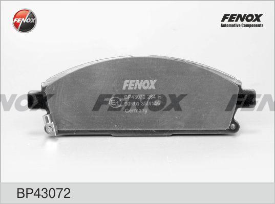 Fenox BP43072 - Комплект спирачно феродо, дискови спирачки vvparts.bg