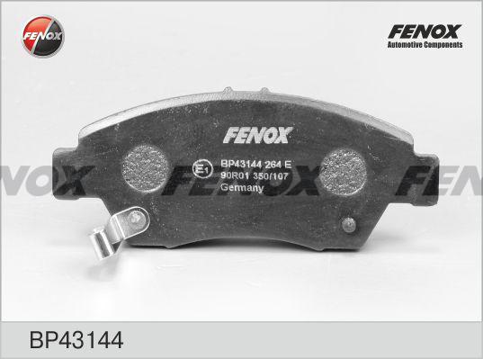 Fenox BP43144 - Комплект спирачно феродо, дискови спирачки vvparts.bg