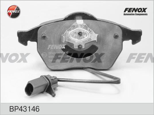 Fenox BP43146 - Комплект спирачно феродо, дискови спирачки vvparts.bg