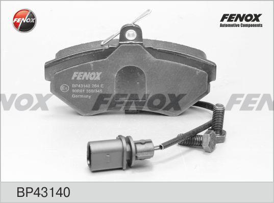 Fenox BP43140 - Комплект спирачно феродо, дискови спирачки vvparts.bg