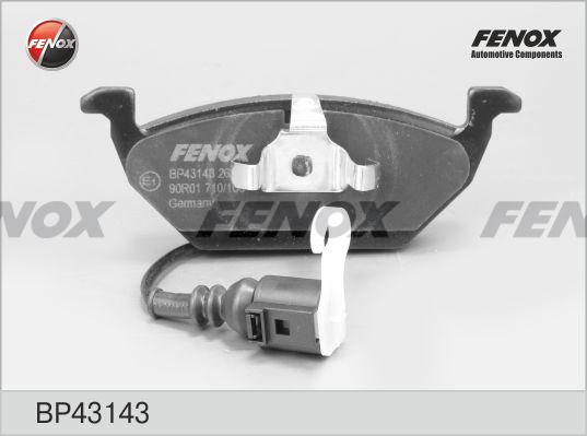 Fenox BP43143 - Комплект спирачно феродо, дискови спирачки vvparts.bg