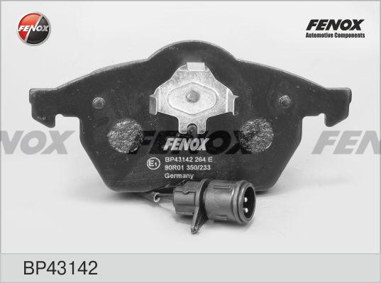 Fenox BP43142 - Комплект спирачно феродо, дискови спирачки vvparts.bg